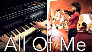 All of me john legend electric violin piano cover