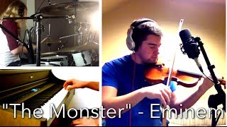 the monster rihanna eminem violin piano guitar cover